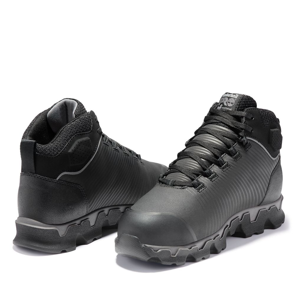 Timberland Mens Work Boots PRO® Powertrain Sport Alloy Toe Met Guard EH - Black - India PN6150947